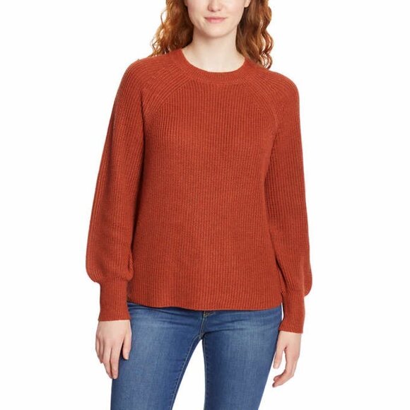 Jessica Simpson Women's Orange Raglan Sleeve Sweater 2X 3X NWT - Picture 4 of 6
